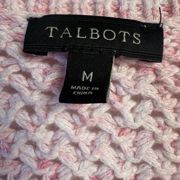 Talbots Top Soft Pink Size medium Shell Sleeveless 100% Cotton Womens - Picture 8 of 11